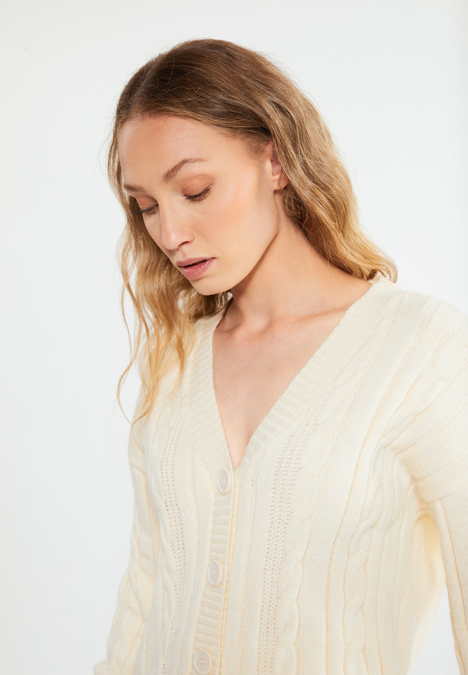 Kardigan damski RISA z guzikami