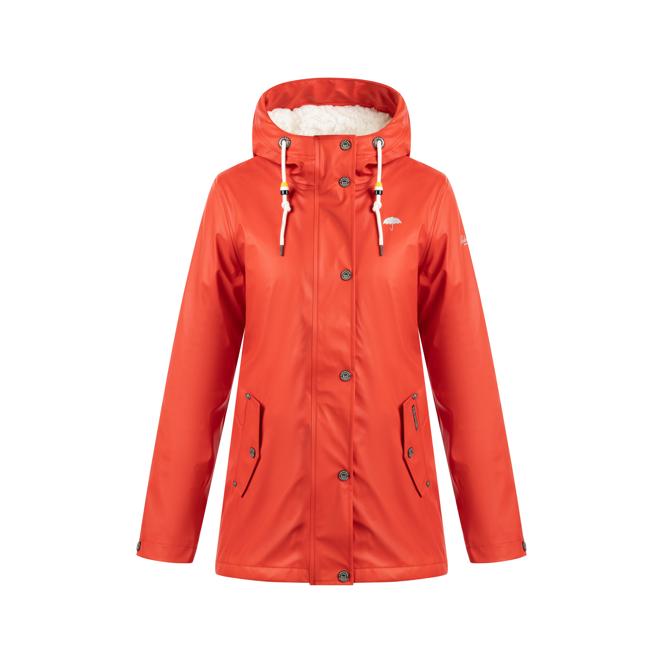 Schmuddelwedda Women's Rain Jacket With Teddy Lining