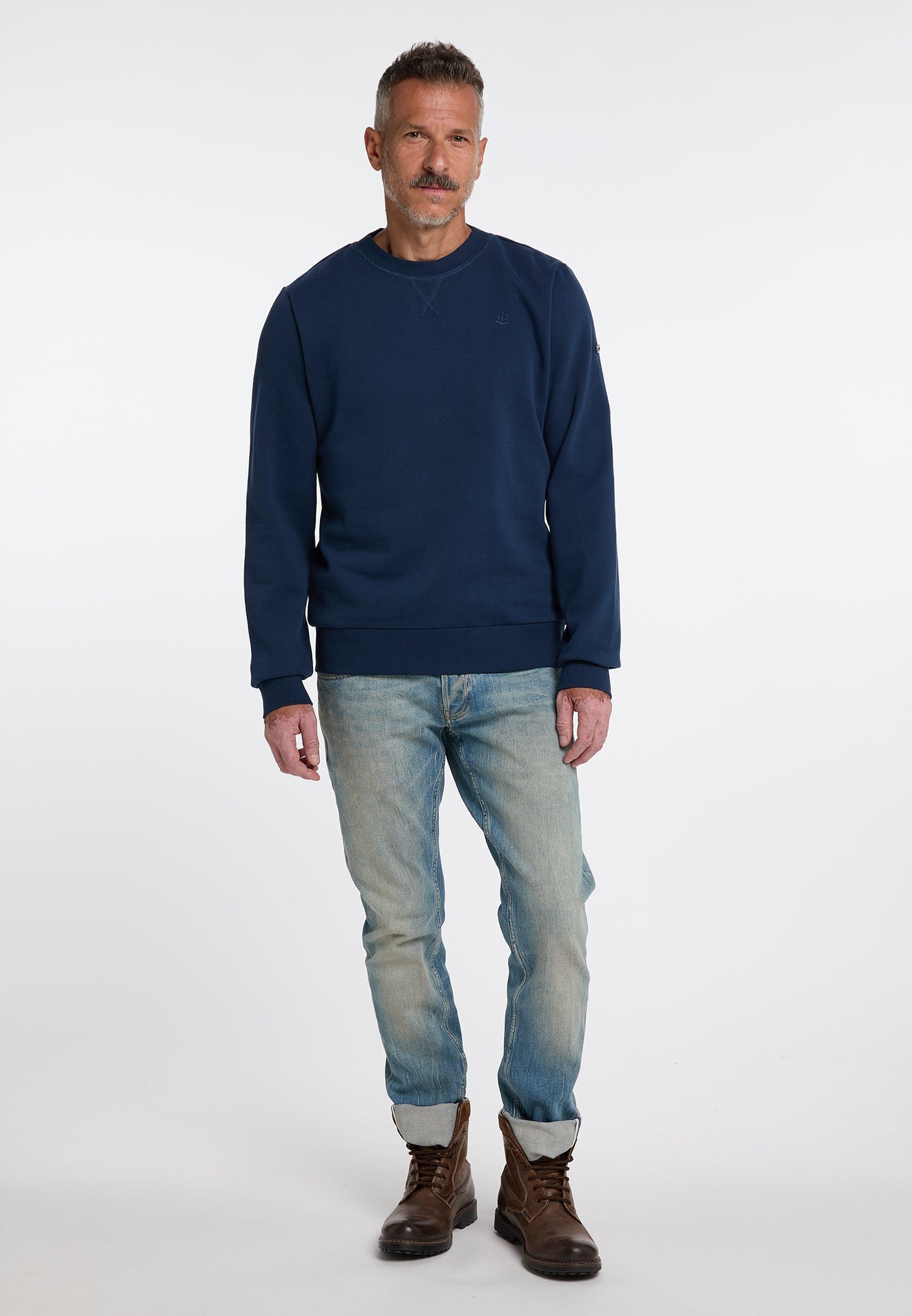 Dreimaster vintage Men's Oversized Sweatshirt With Crew Neck