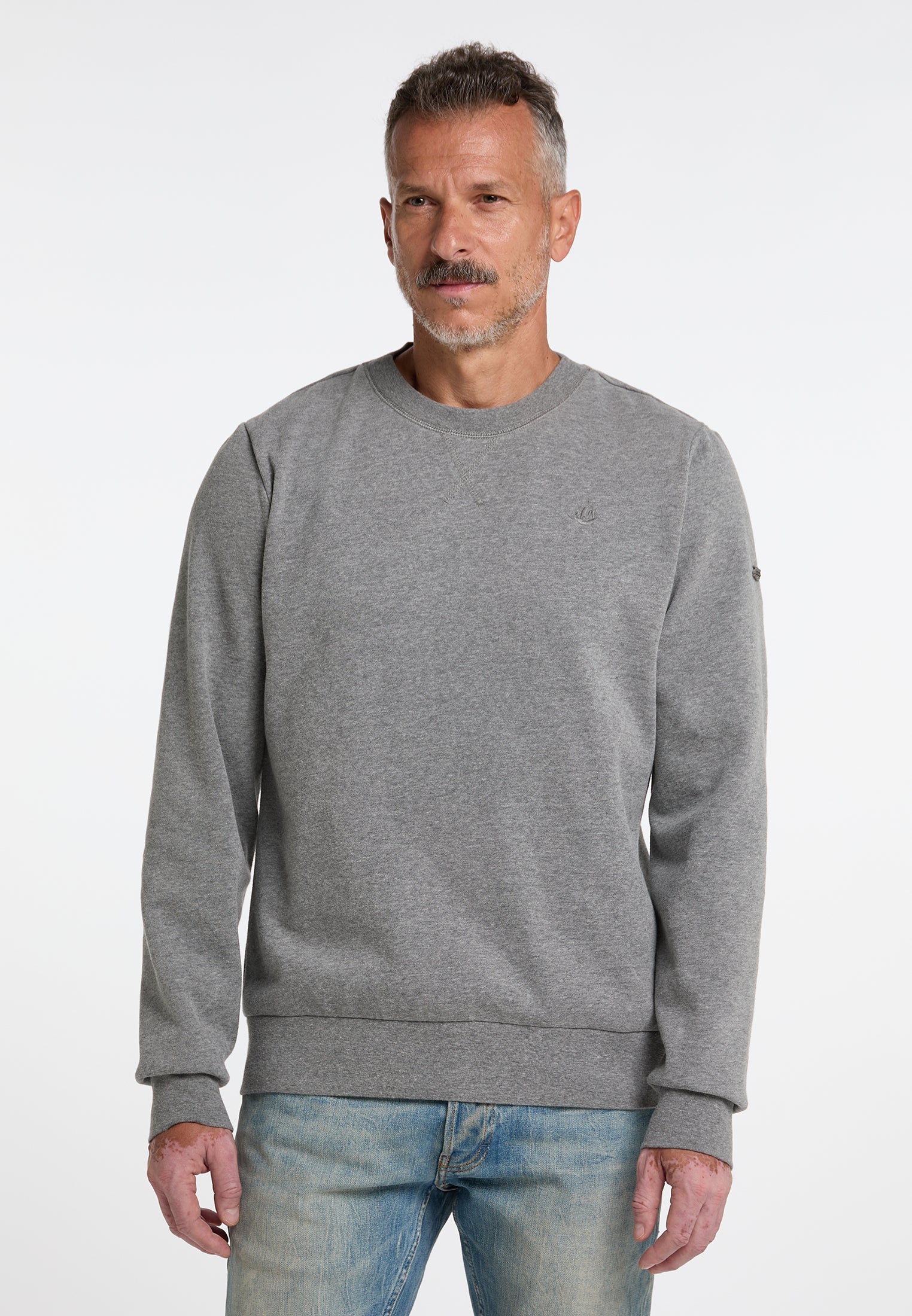 Dreimaster vintage Men's Oversized Sweatshirt With Crew Neck