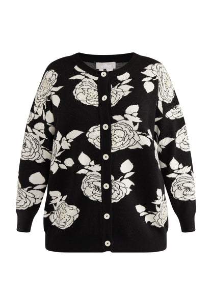 Usha Women's Cardigan With Pearls