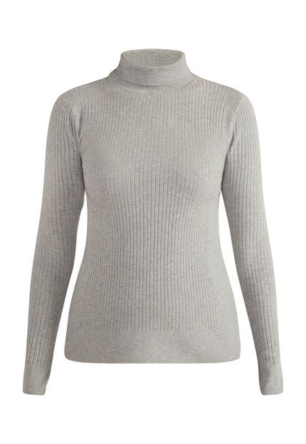 usha BLACK LABEL Women's Knit Turtleneck Sweater