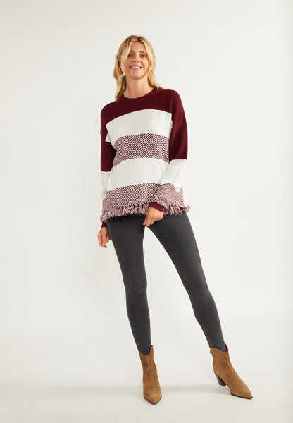 usha FESTIVAL Women's Oversize Knit Sweater