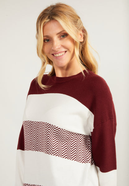 usha FESTIVAL Women's Oversize Knit Sweater