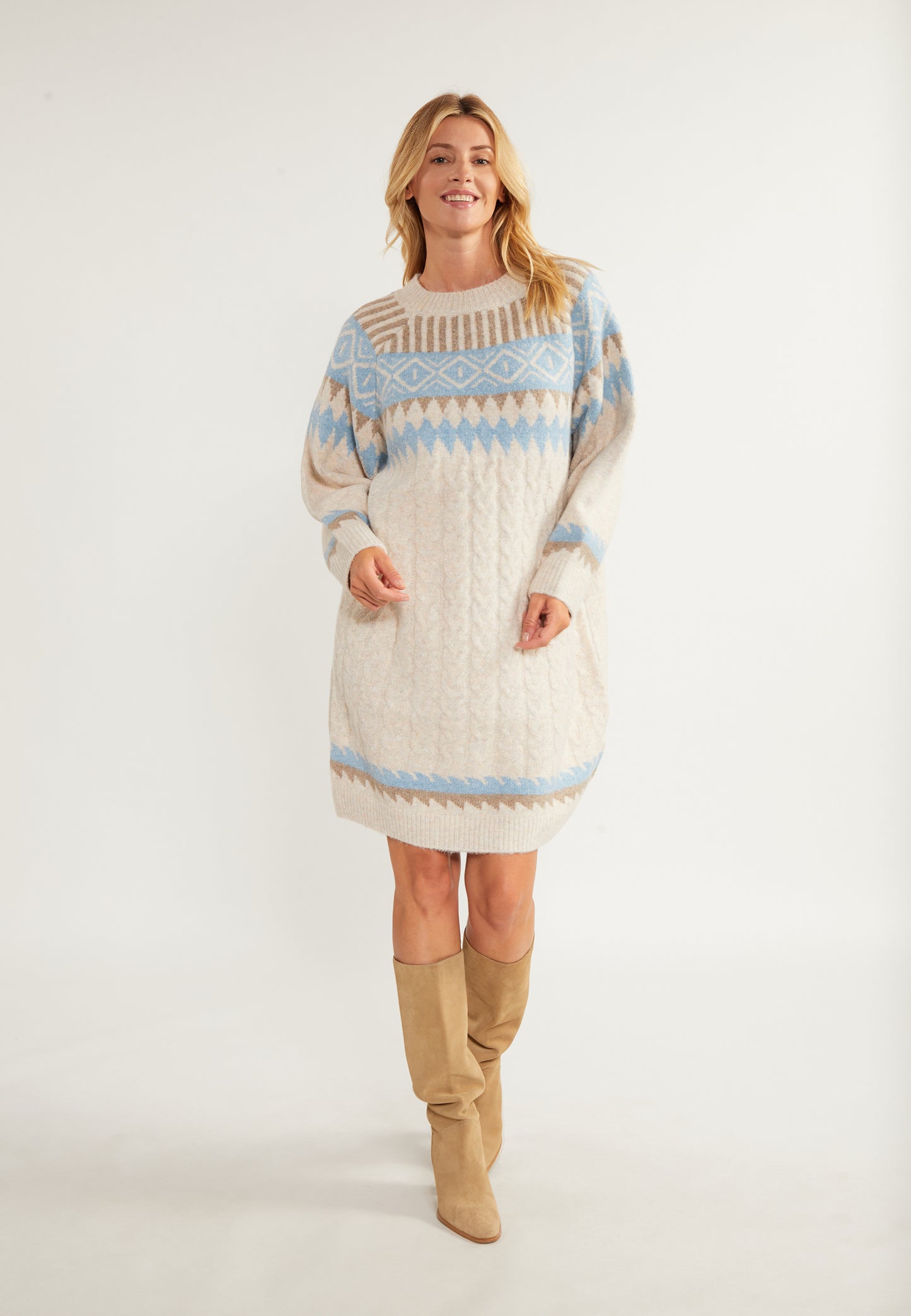 usha BLUE LABEL Kobiety's Knit Sukienka