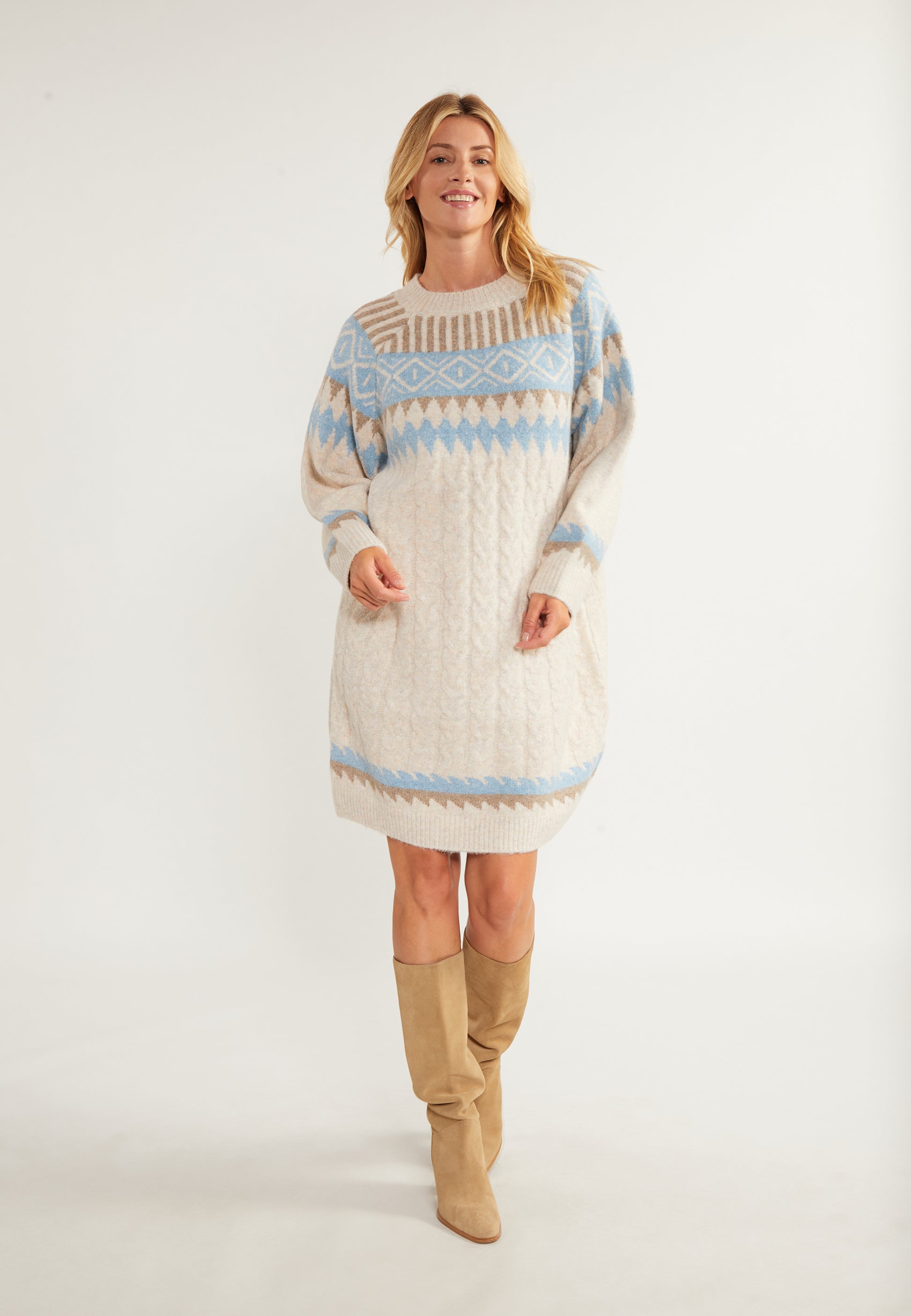usha BLUE LABEL Kobiety's Knit Sukienka