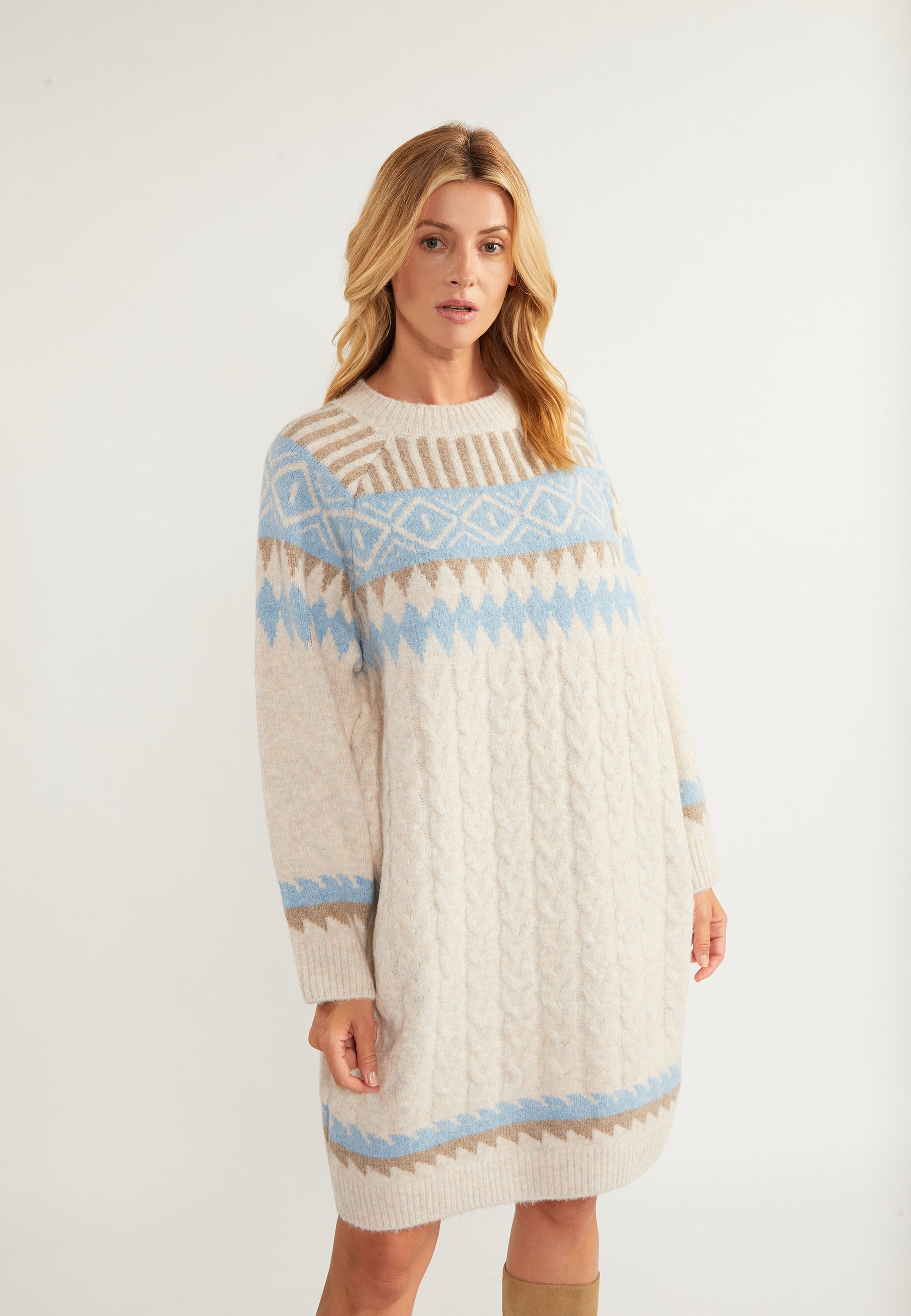 usha BLUE LABEL Kobiety's Knit Sukienka