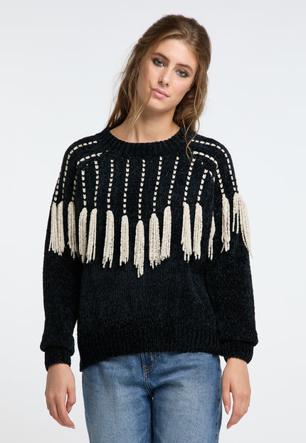 IZIA Damen Strickpullover