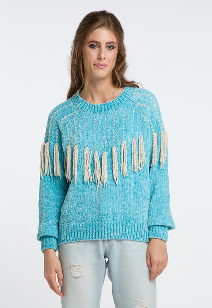 IZIA Damen Strickpullover