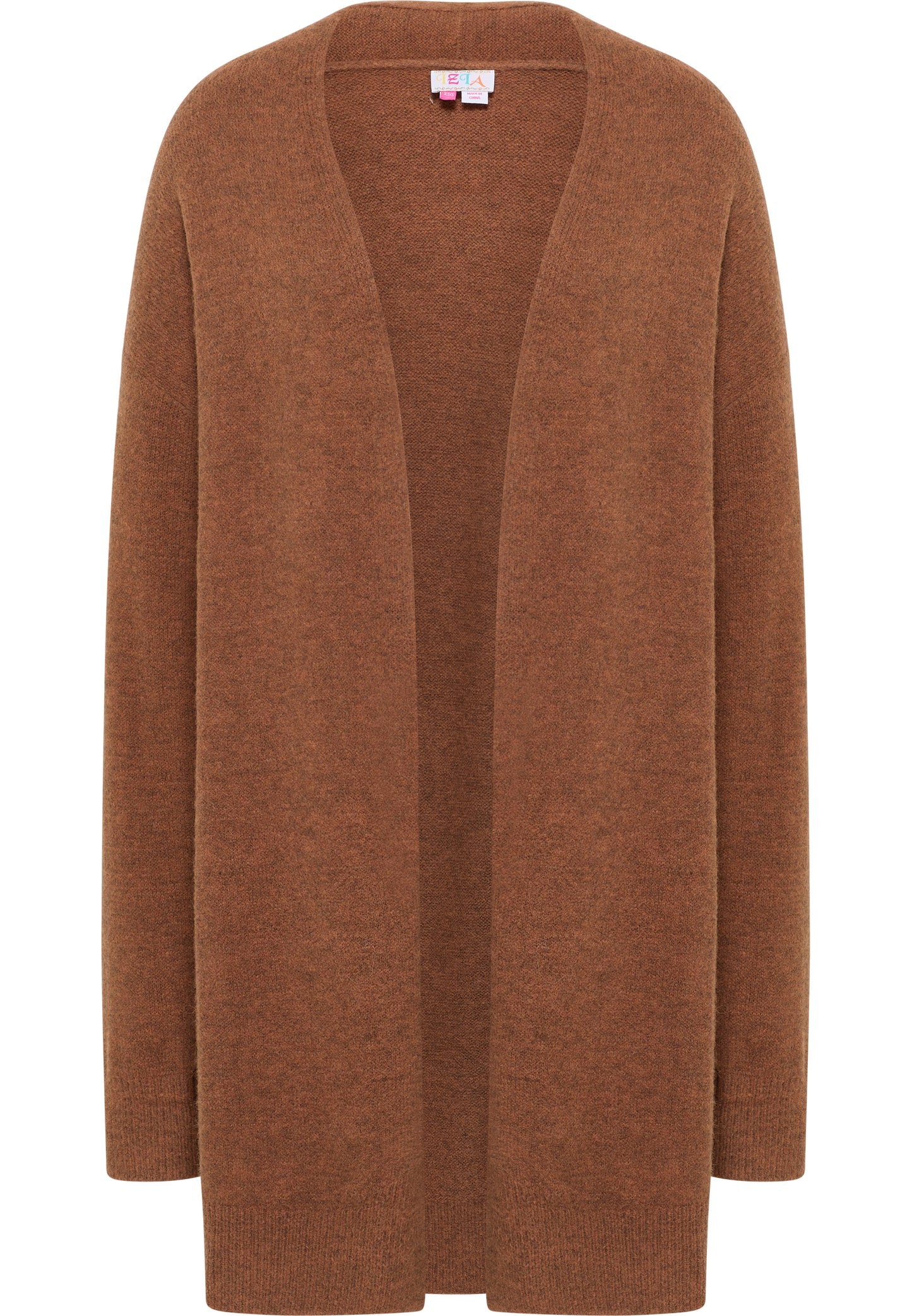 IZIA Damen langer Strickcardigan