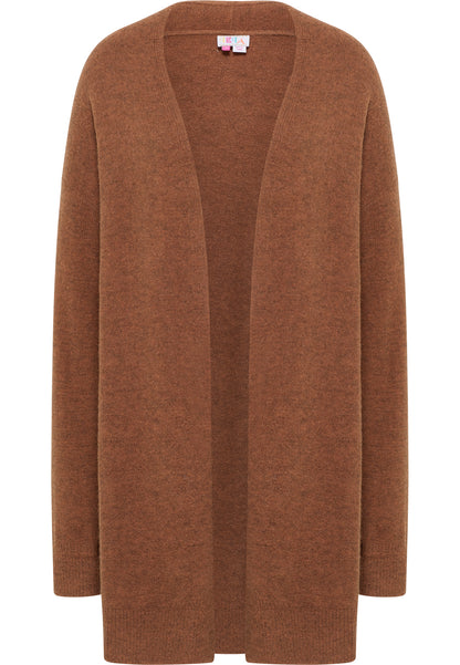 IZIA Damen langer Strickcardigan
