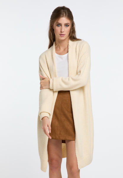 IZIA Damen langer Strickcardigan