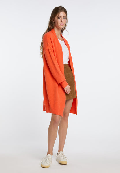 IZIA Damen langer Strickcardigan