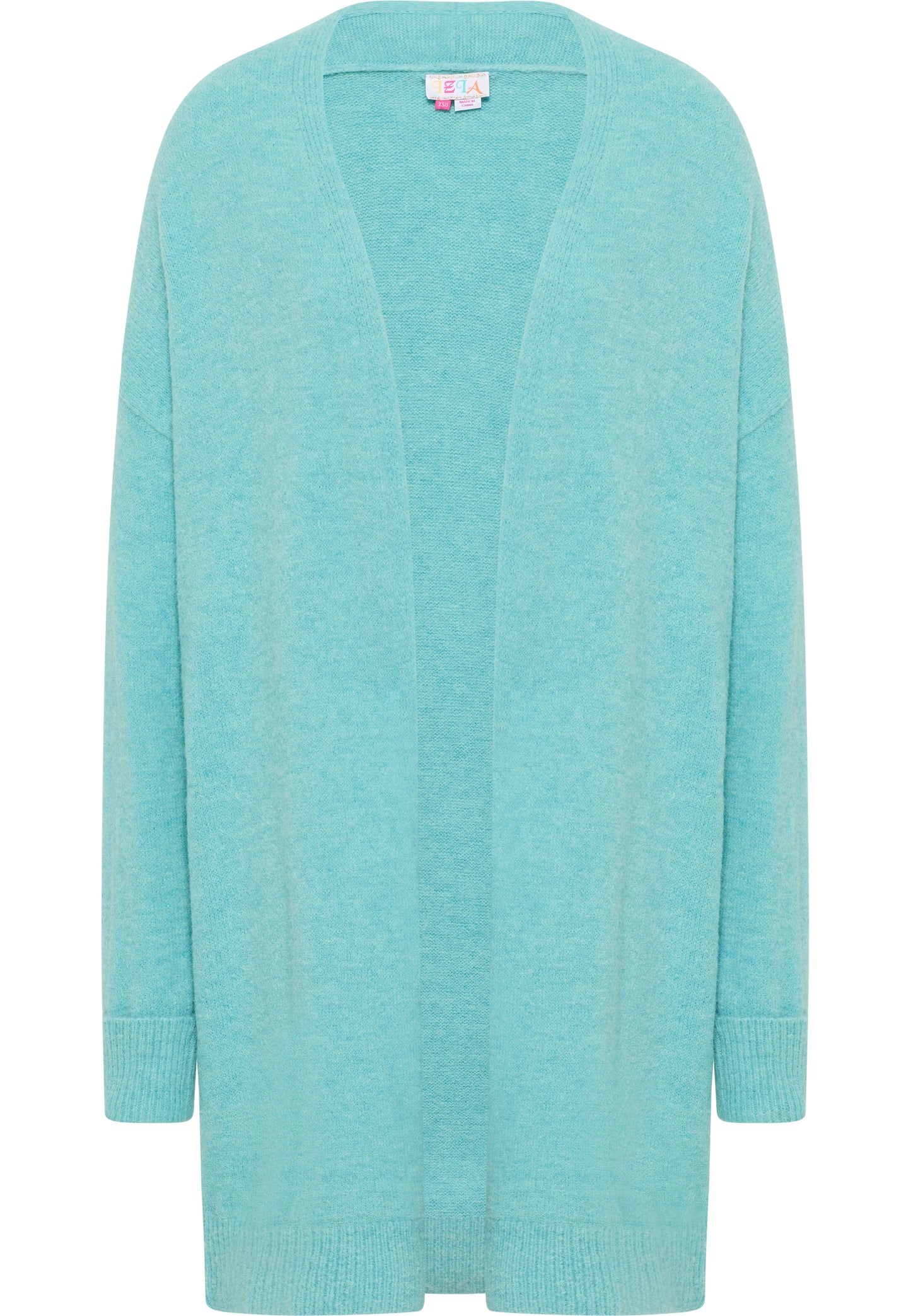 IZIA Damen langer Strickcardigan