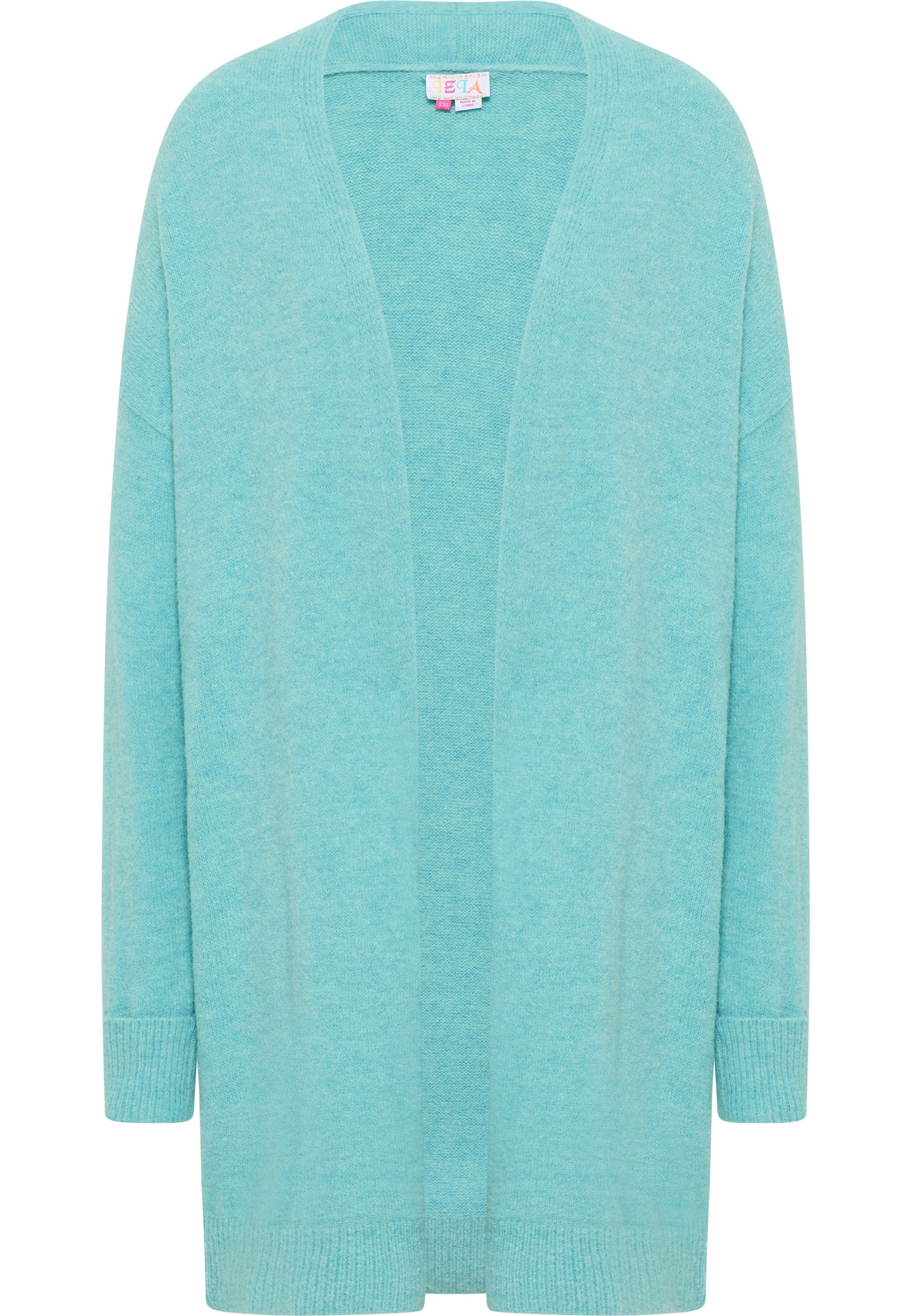 IZIA Damen langer Strickcardigan