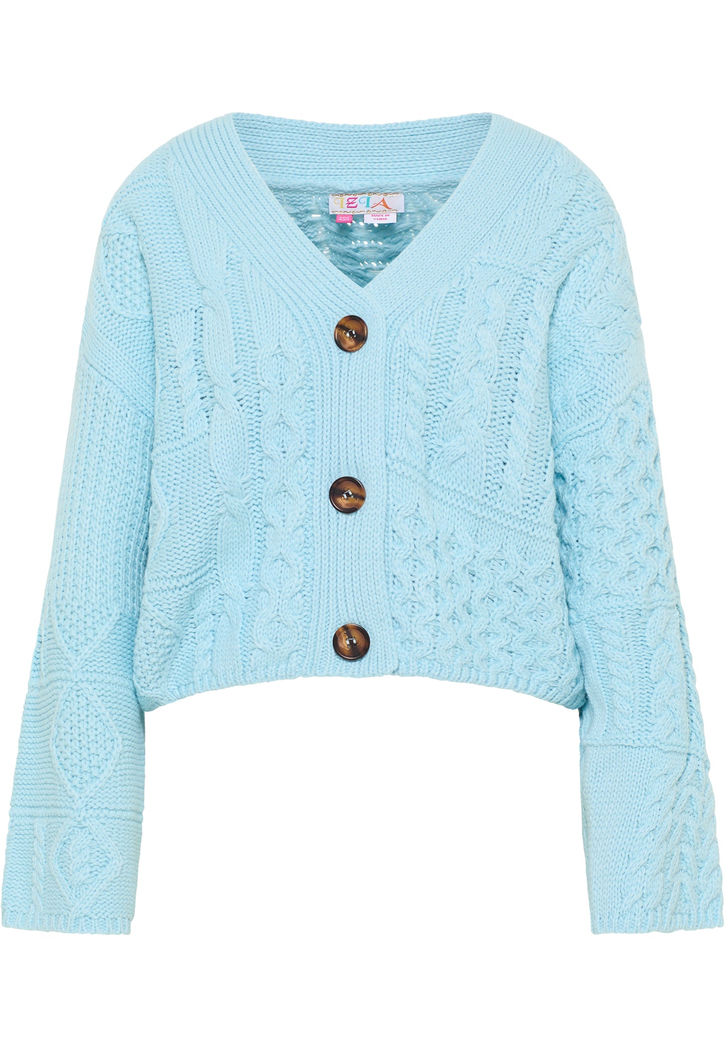 IZIA Women's Cropped Cardigan