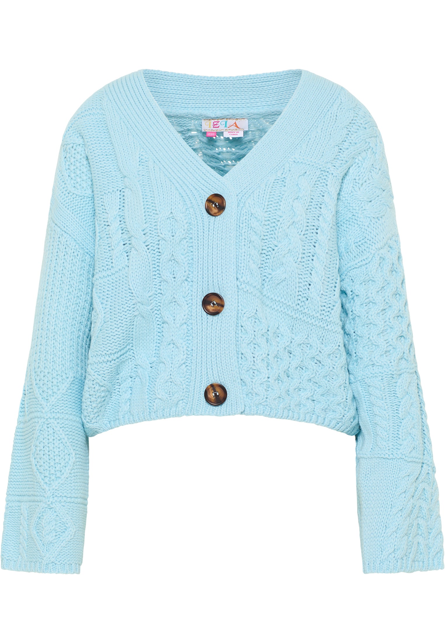 IZIA Women's Cropped Cardigan