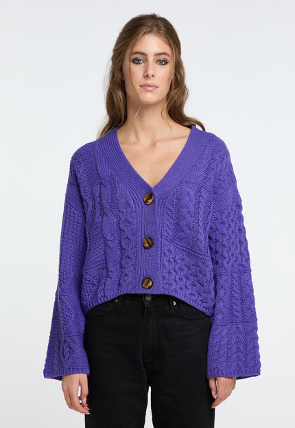 IZIA Women's Cropped Cardigan