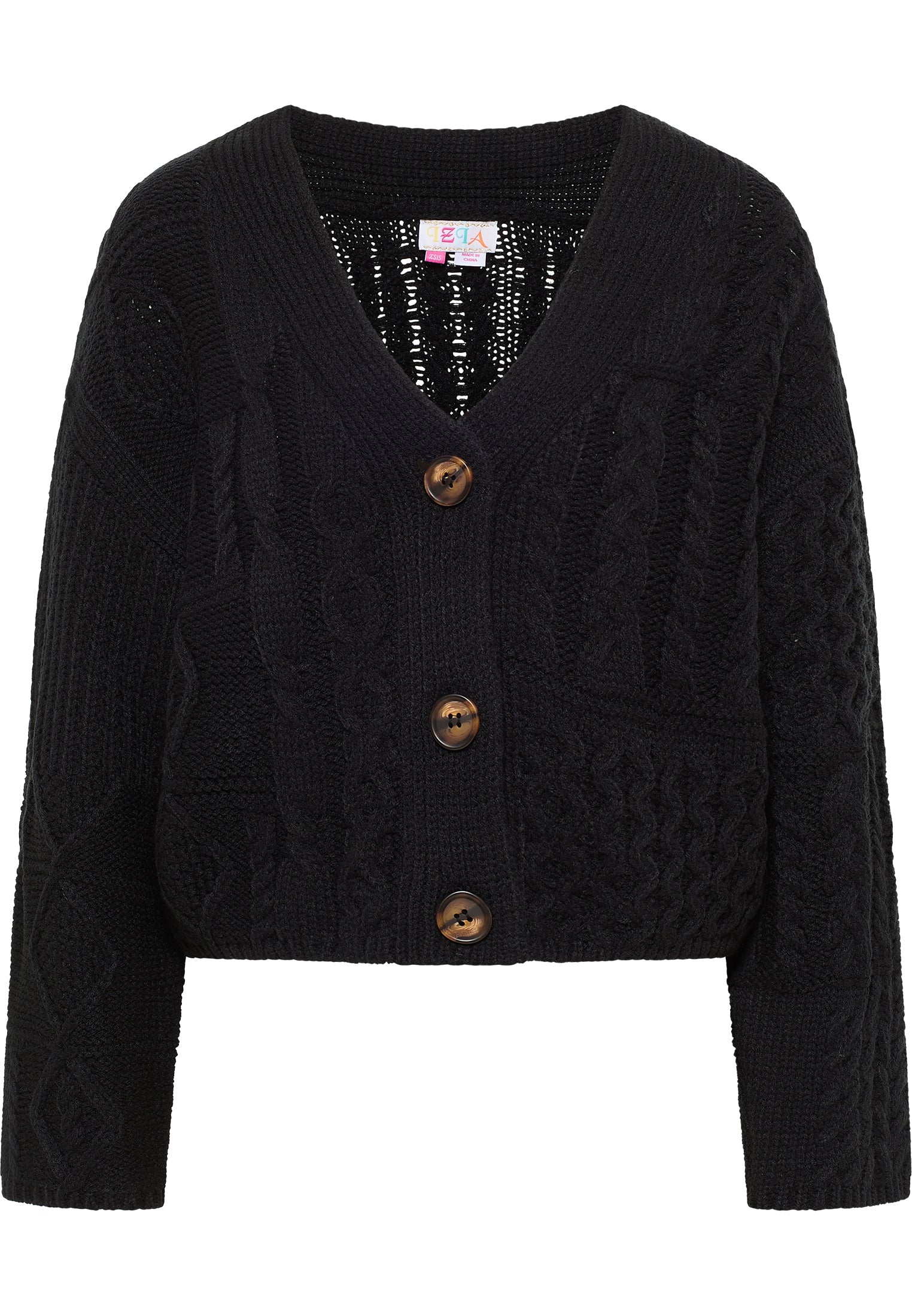 IZIA Women's Cropped Cardigan