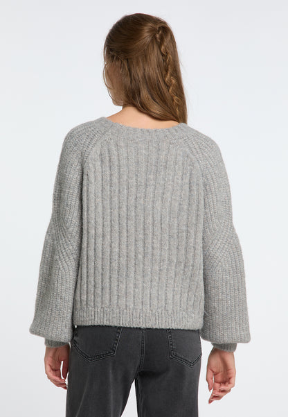 IZIA Damen Strickpullover
