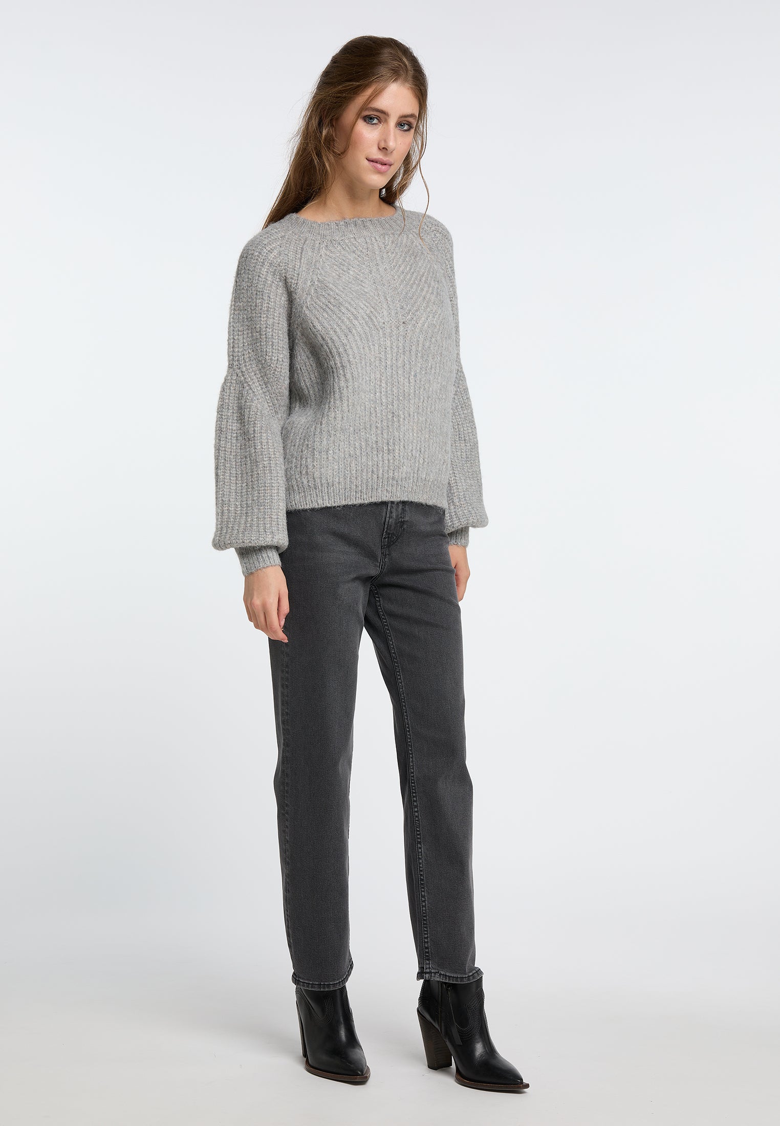 IZIA Damen Strickpullover