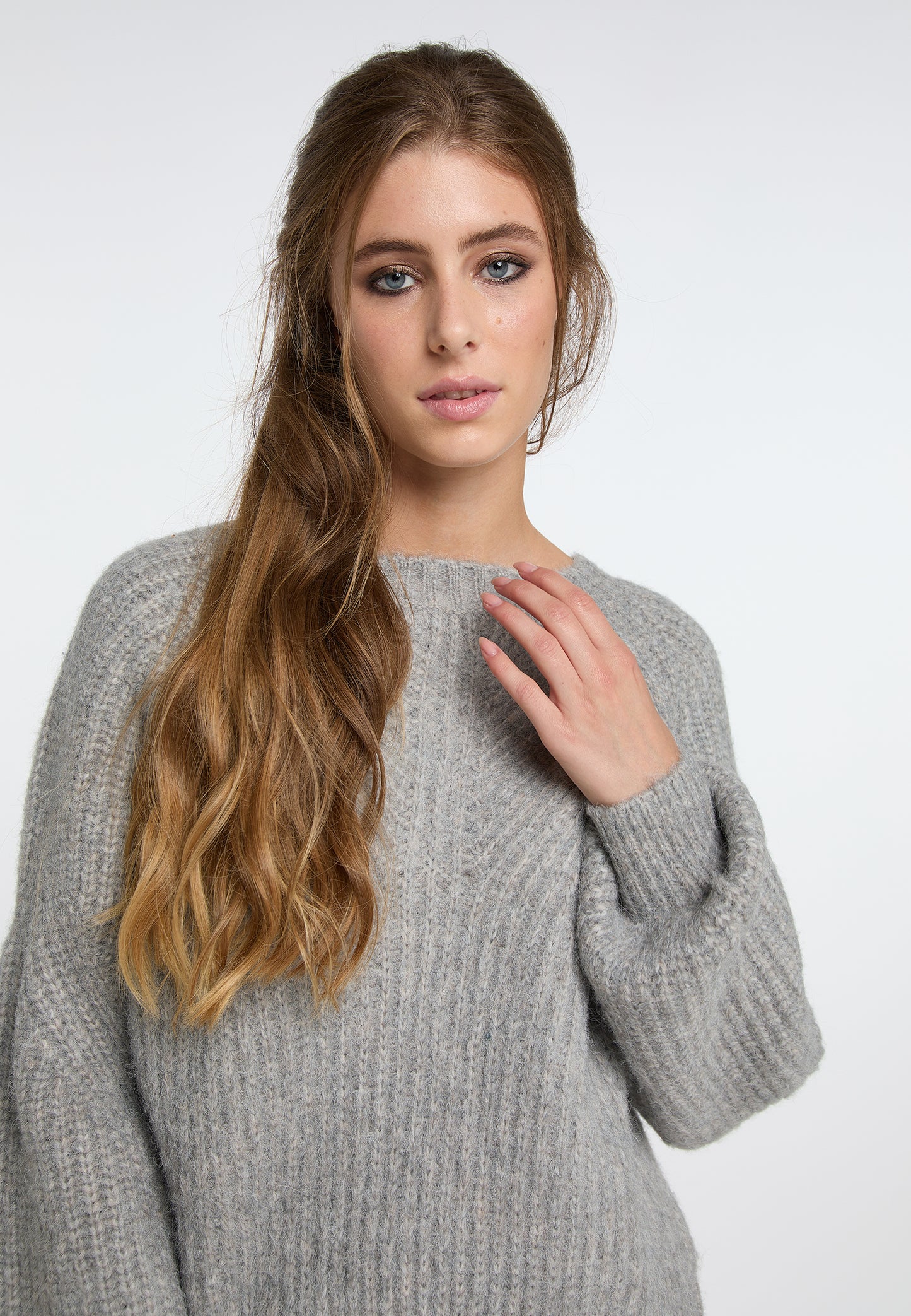 IZIA Damen Strickpullover