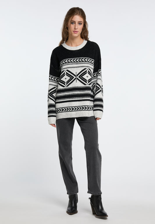 IZIA Damen Strickpullover