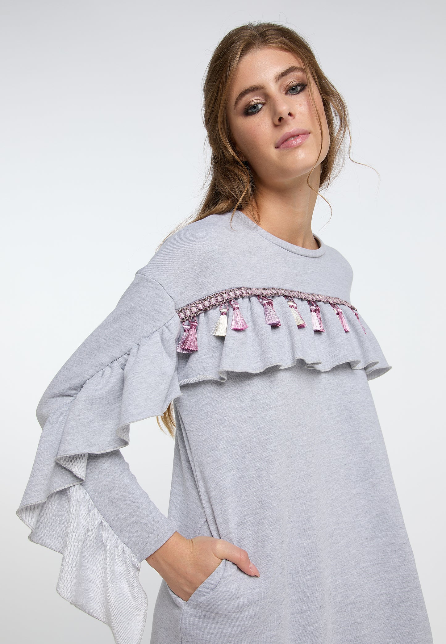 IZIA Kobiety sukienka dresowa Sukienka