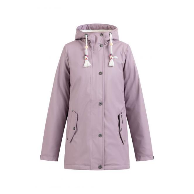 Schmuddelwedda Women's Rain Jacket With Faux Fur Lining