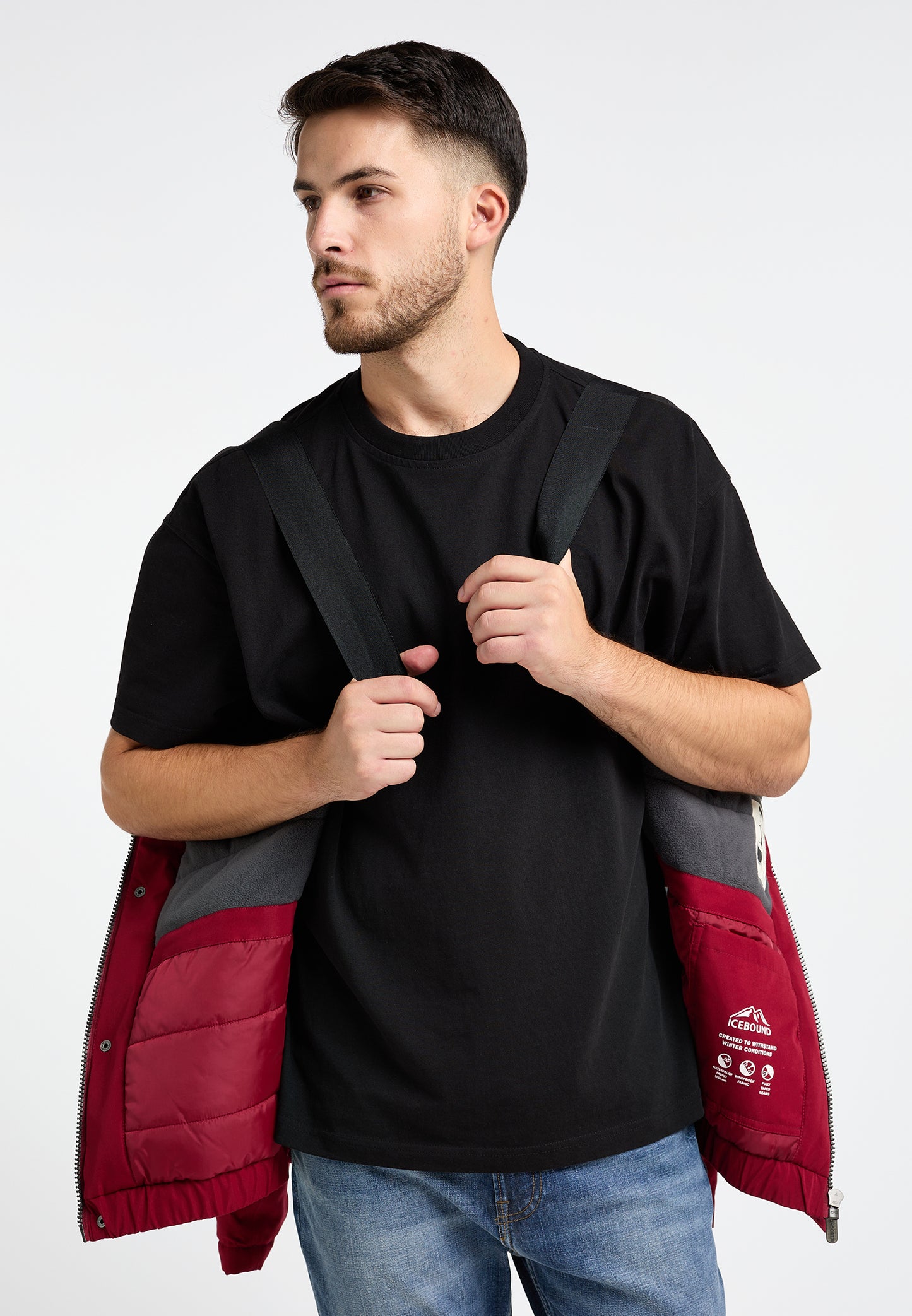 ICEBOUND Męska Kurtka Zimowa