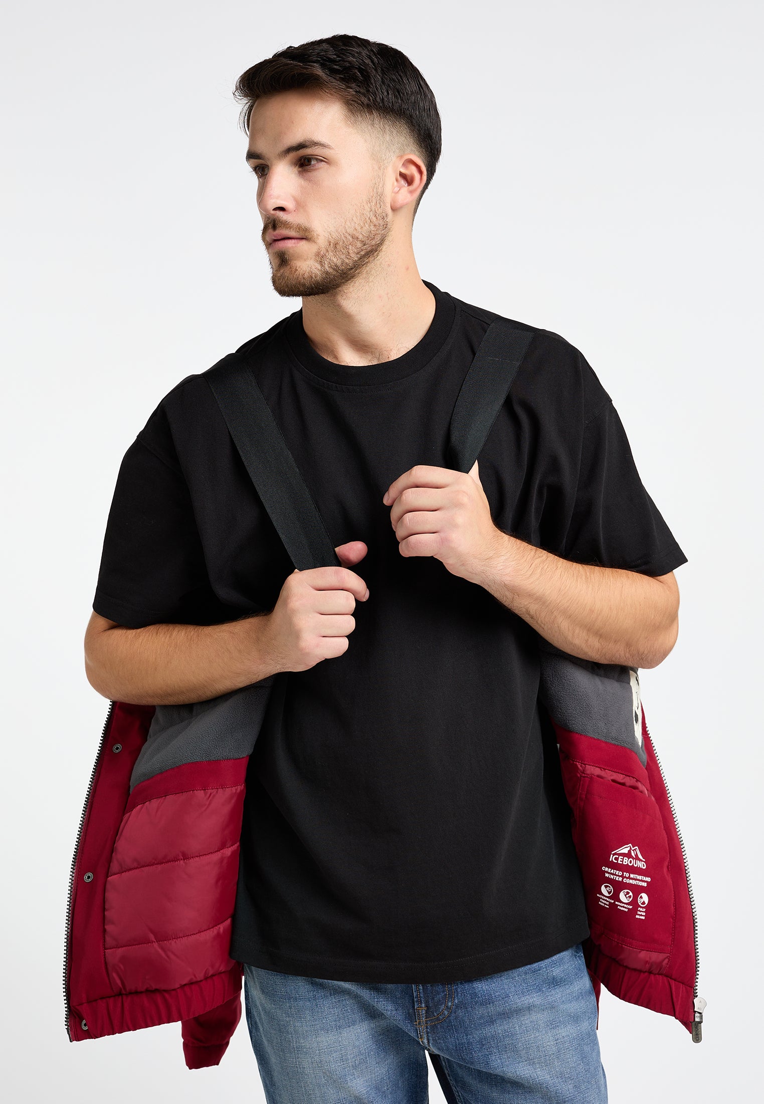 ICEBOUND Męska Kurtka Zimowa