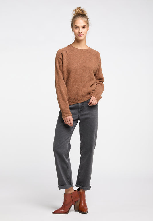 IZIA Damen Freizeit Strickpullover