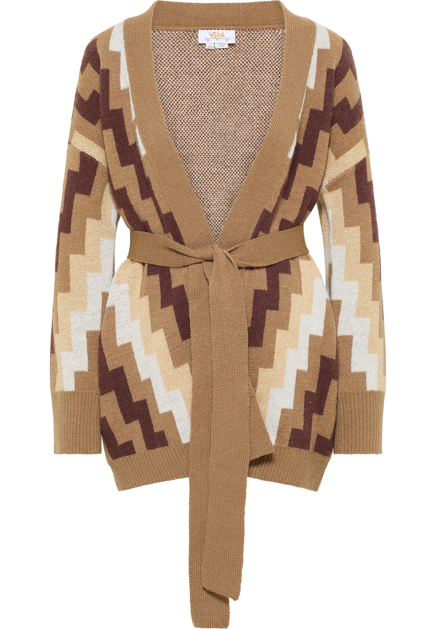 usha FESTIVAL Women's Open Knit Cardigan