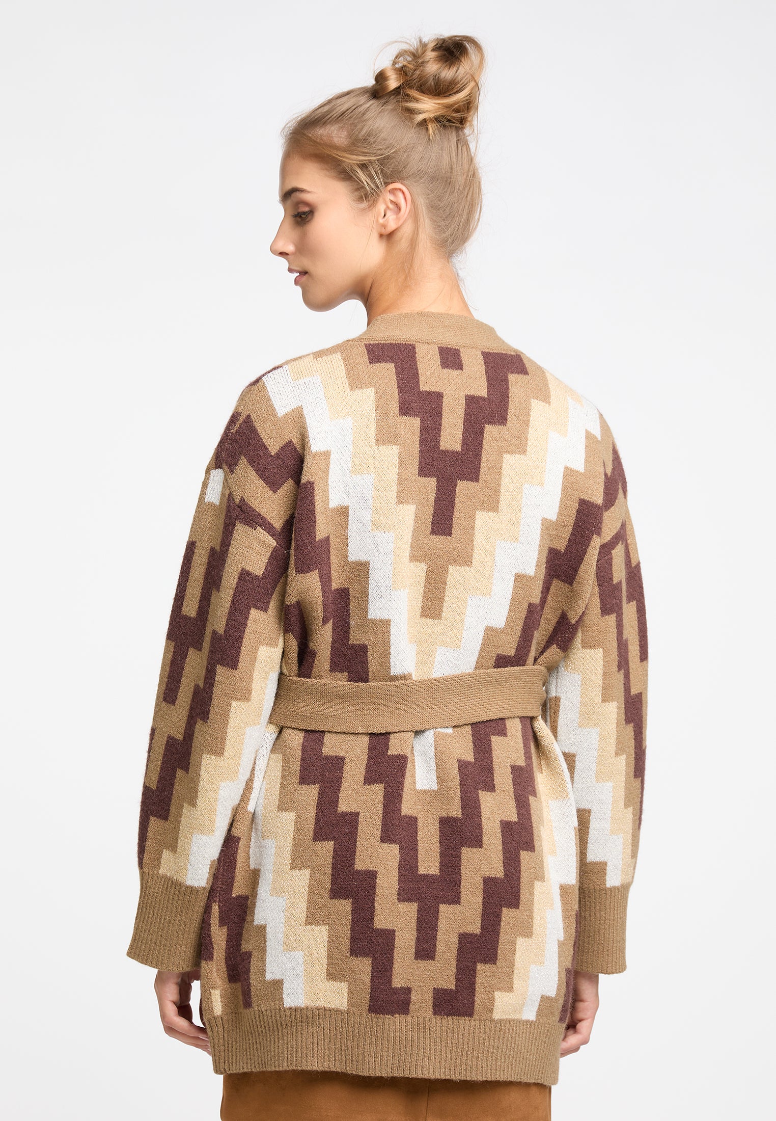 usha FESTIVAL Women's Open Knit Cardigan