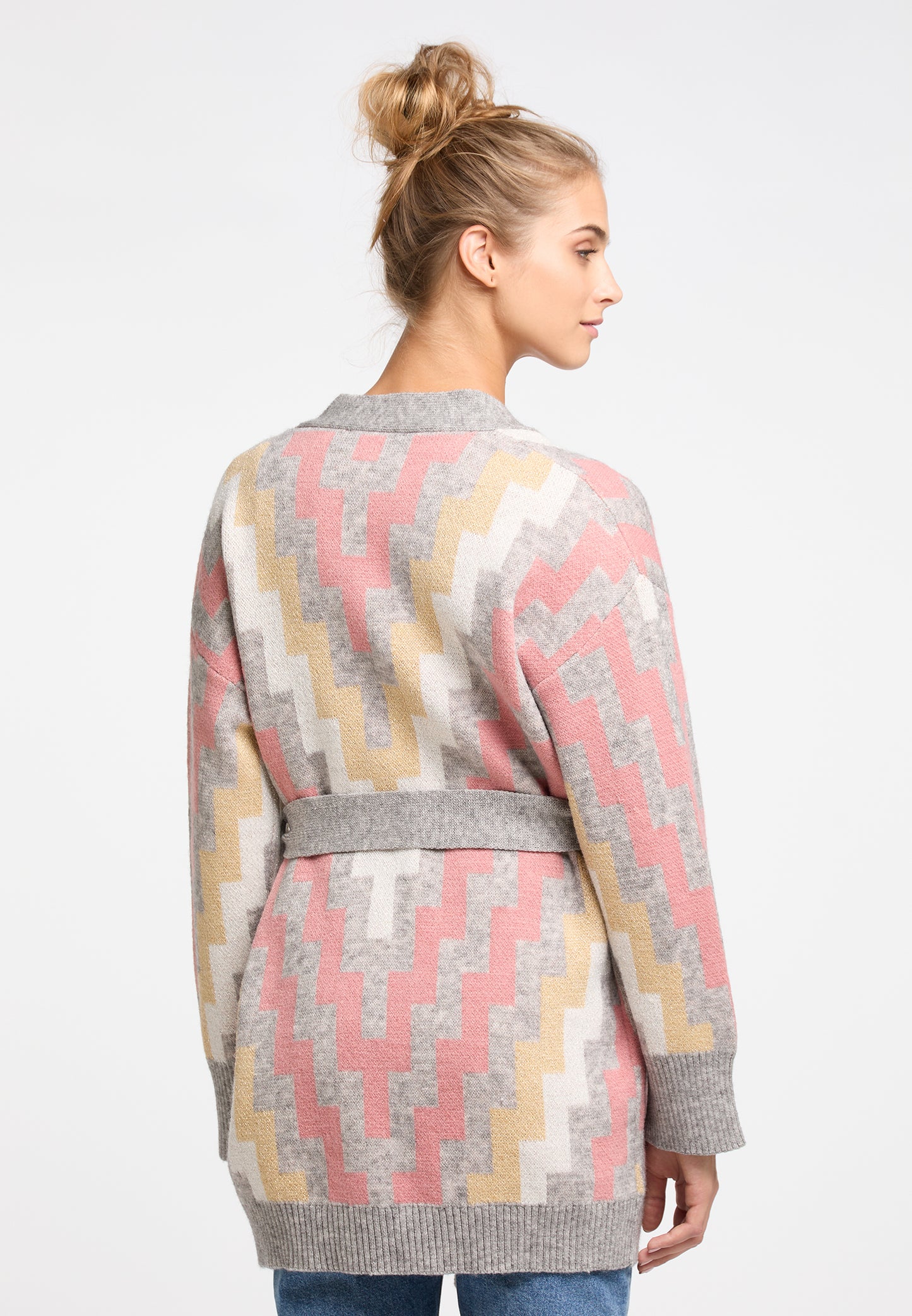 usha FESTIVAL Women's Open Knit Cardigan