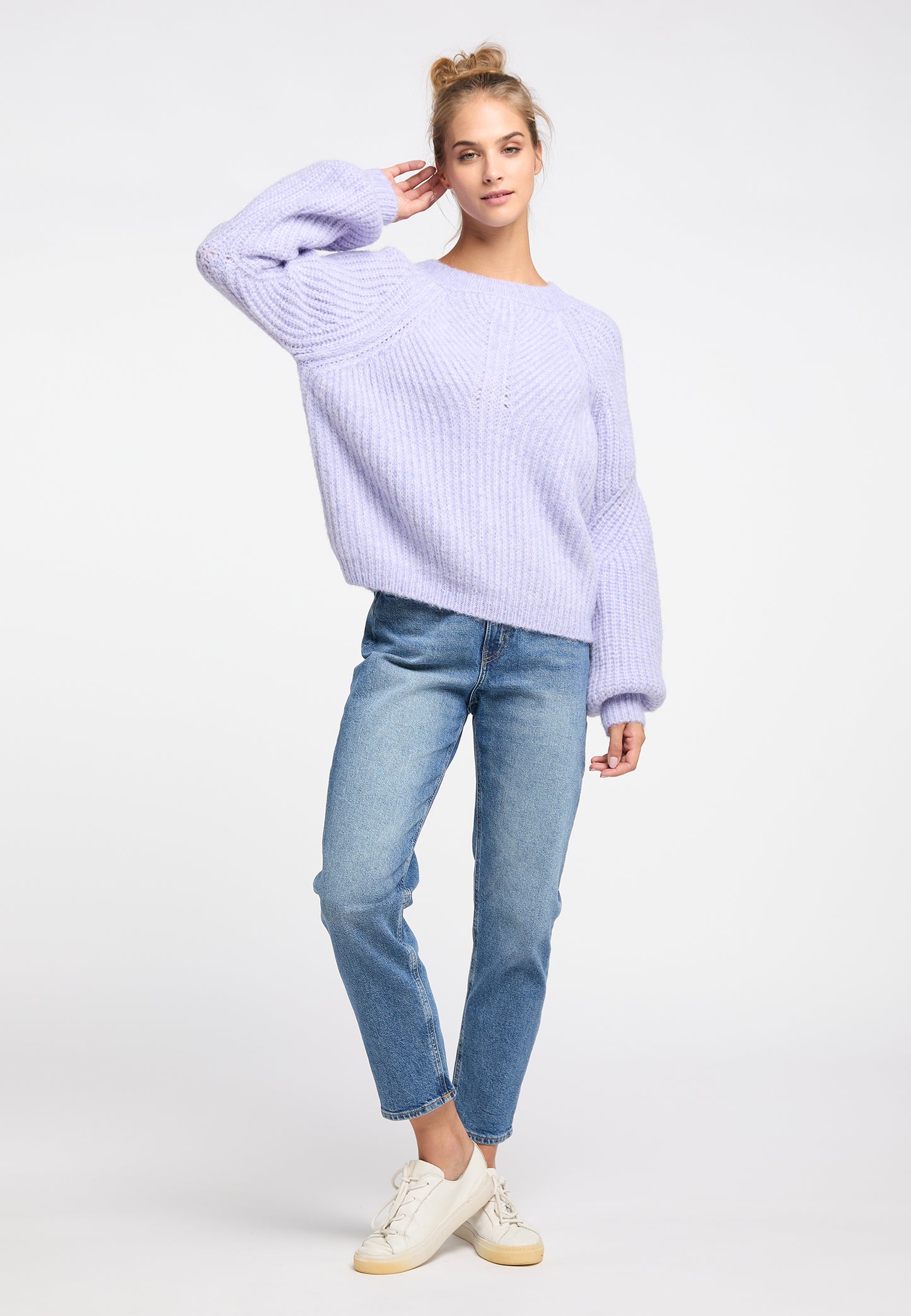 IZIA Damen Strickpullover