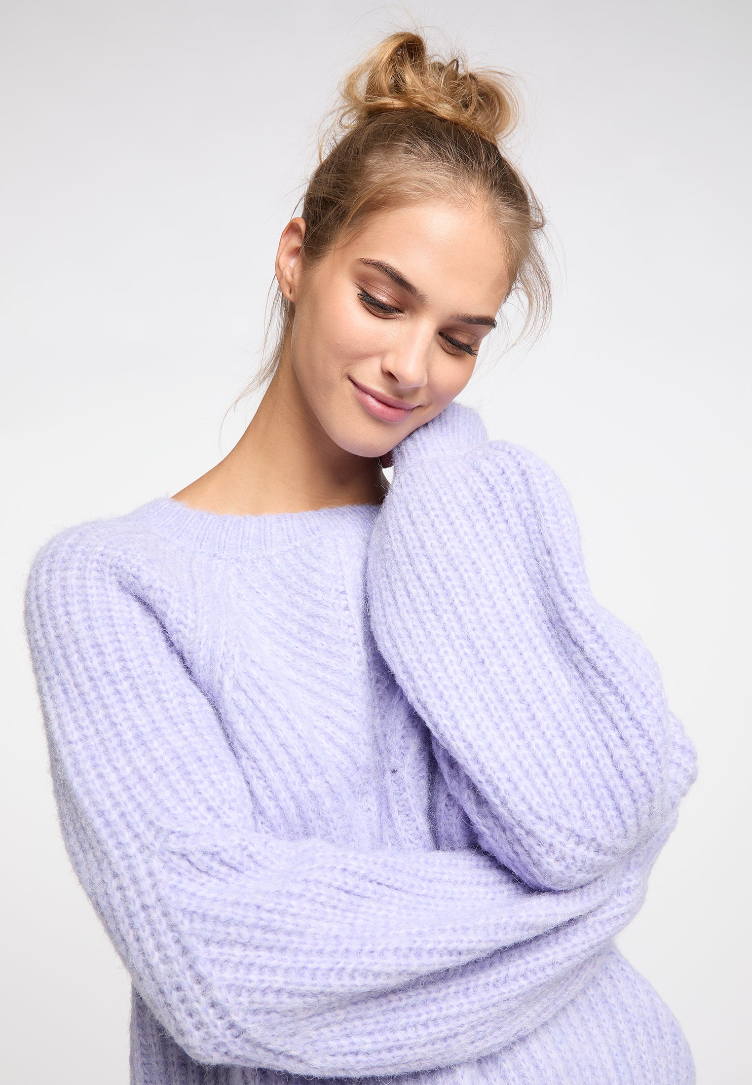 IZIA Damen Strickpullover