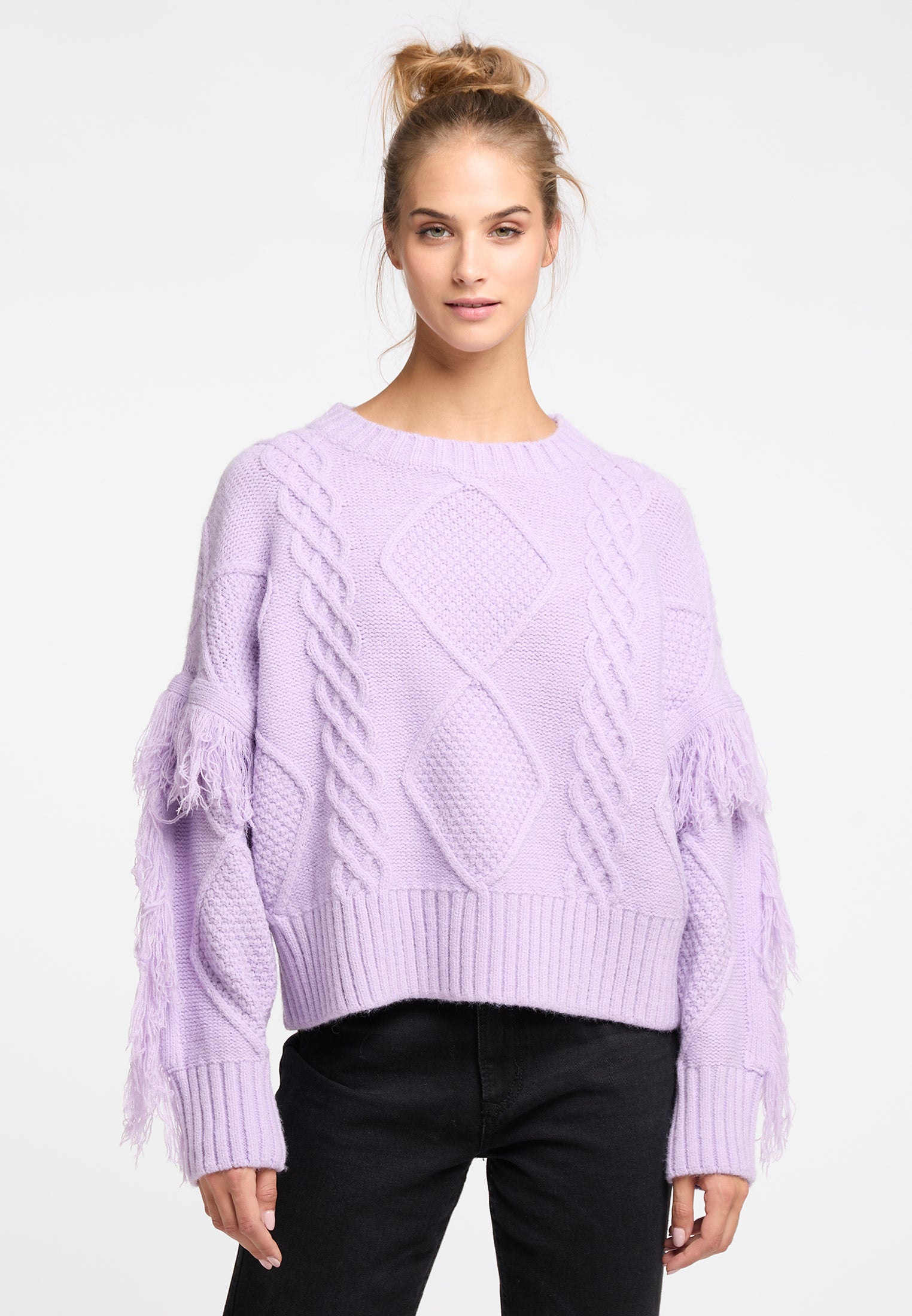 IZIA Damen Strickpullover