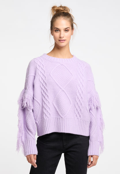 IZIA Damen Strickpullover