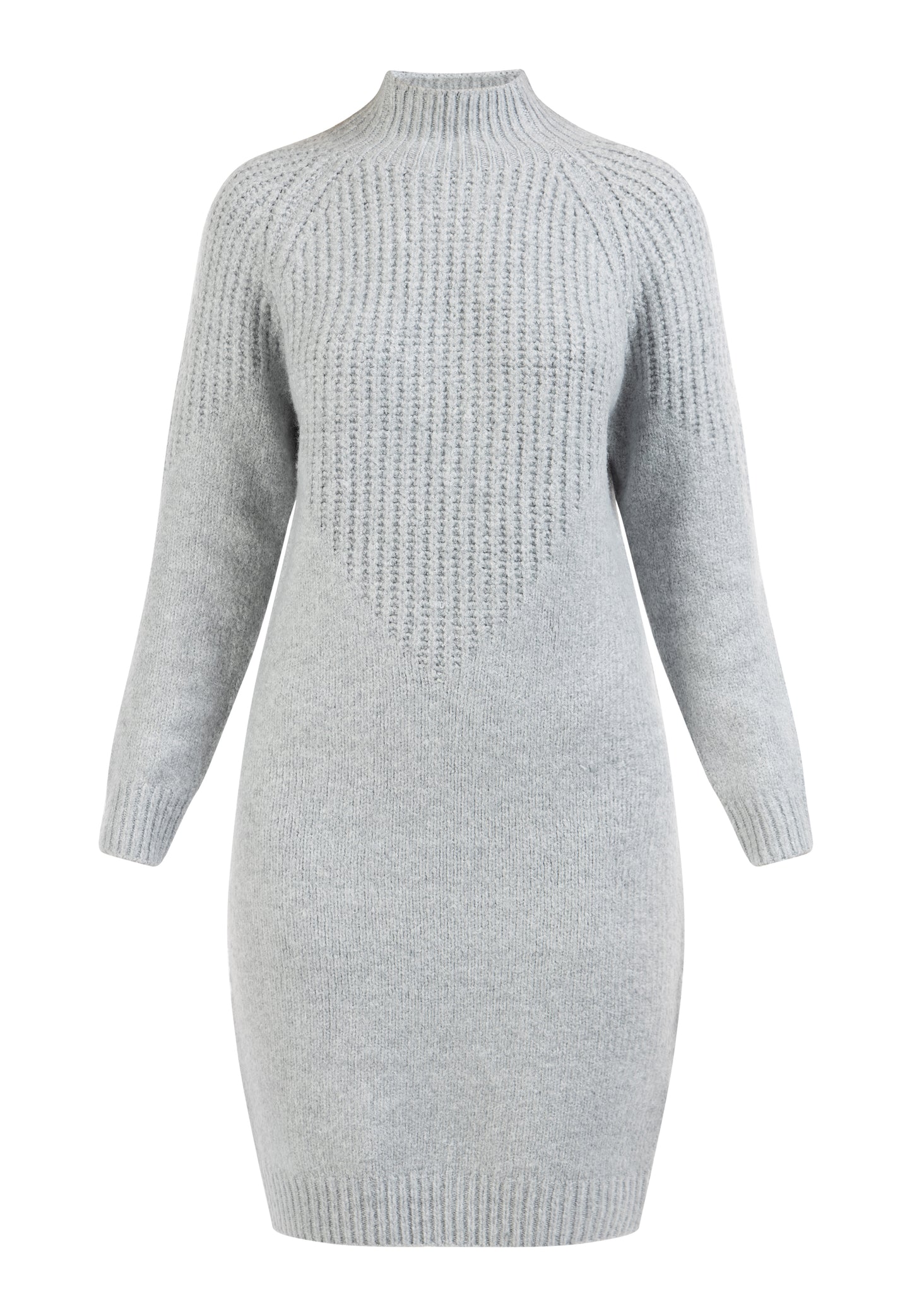 usha WHITE LABEL Sukienka Dzianinowa Długi Rękaw Midi dla Kobiety