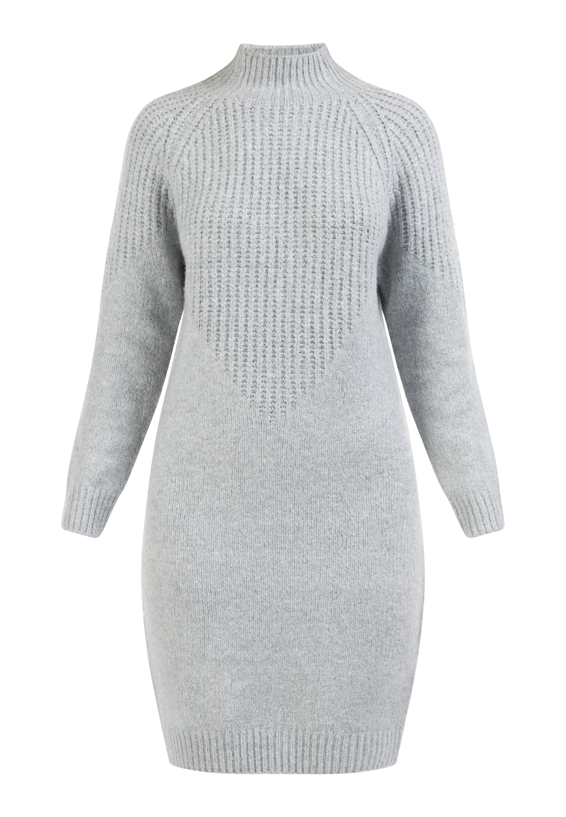 usha WHITE LABEL Sukienka Dzianinowa Długi Rękaw Midi dla Kobiety