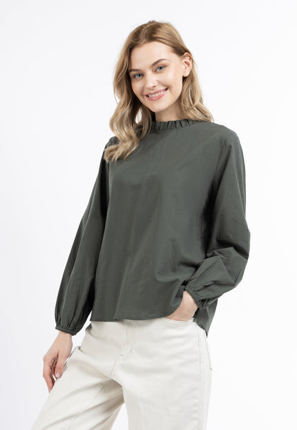 Dreimaster vintage Women's Long Sleeve Blouse