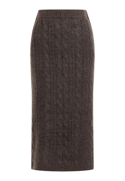 Dreimaster vintage Women's Knit Midi Skirt