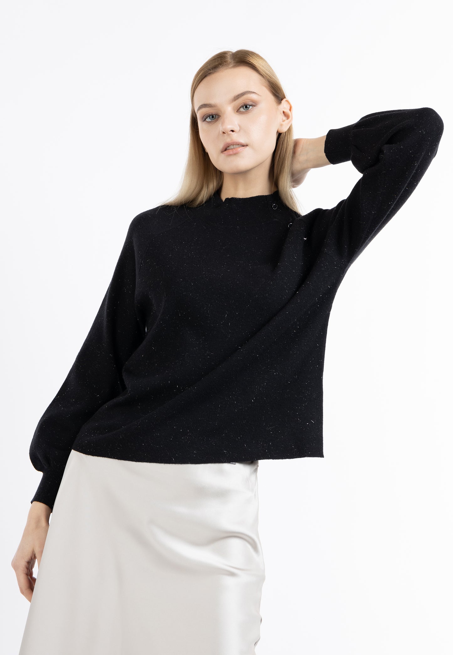 DreiMaster Klassik Women's Turtleneck Knitted Sweater