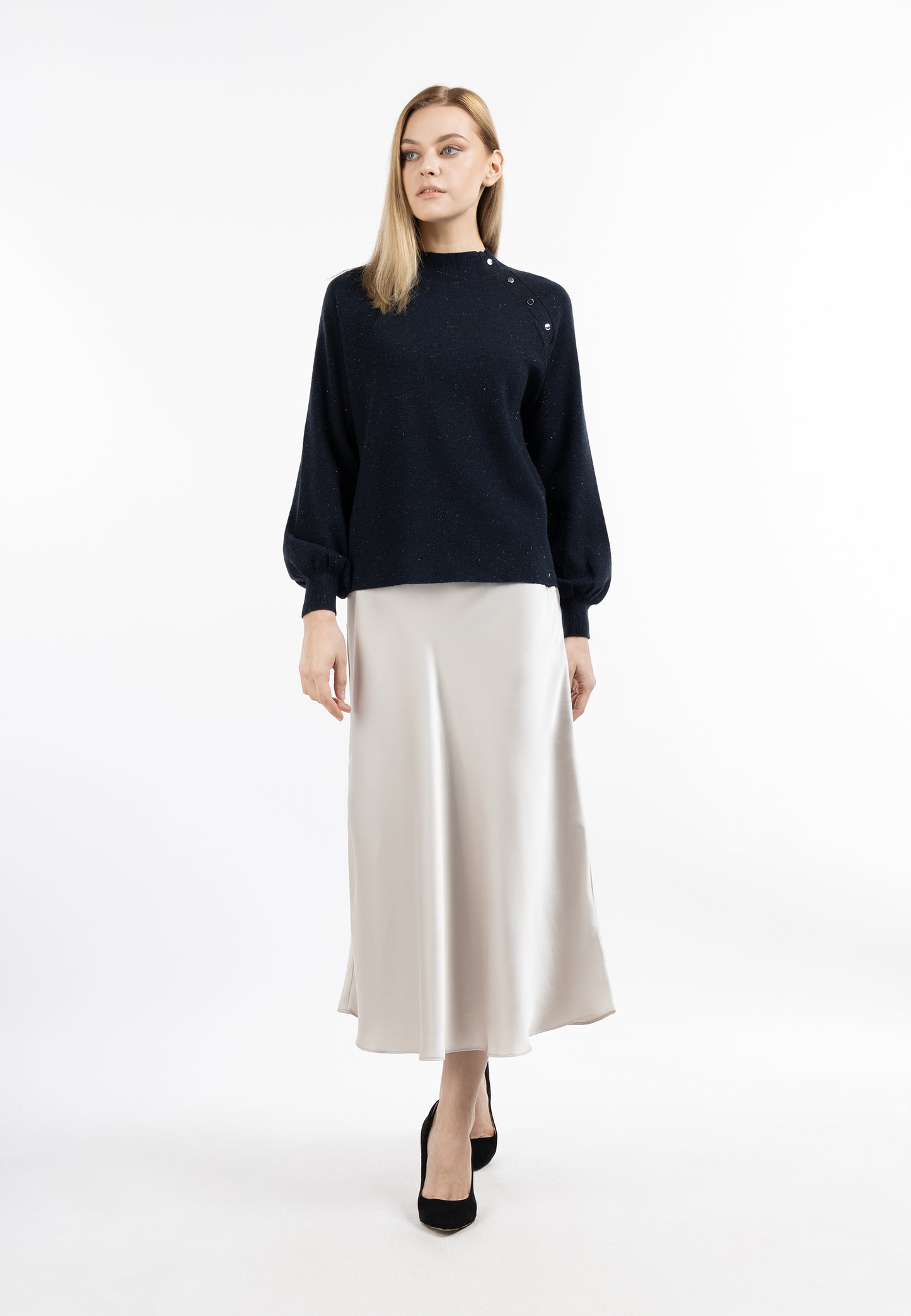 DreiMaster Klassik Women's Turtleneck Knitted Sweater