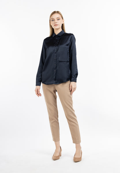 DreiMaster Klassik Damen Hemd Bluse