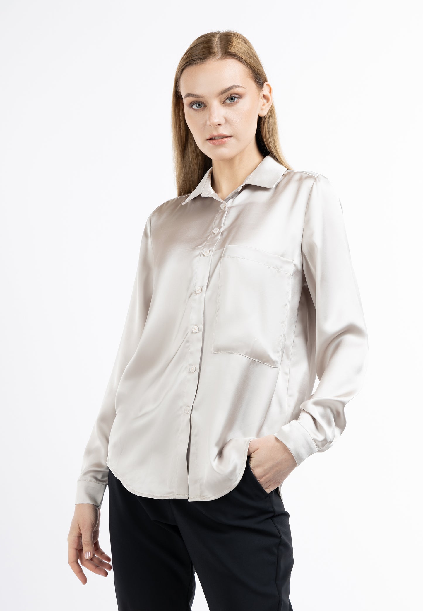 DreiMaster Klassik Damen Hemd Bluse