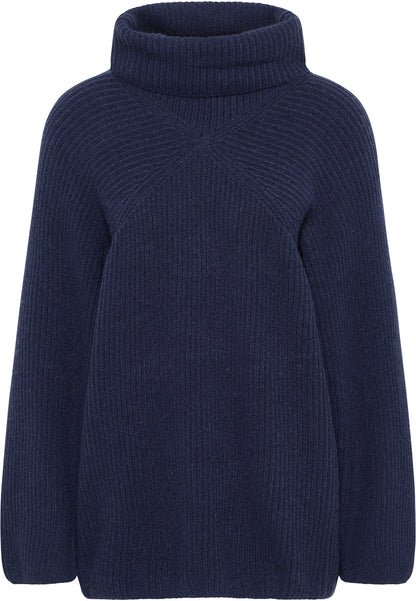 RISA Damen Strick Rollkragenpullover