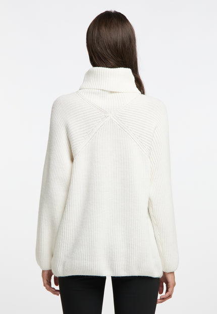 RISA Damen Strick-Turtleneck-Pullover