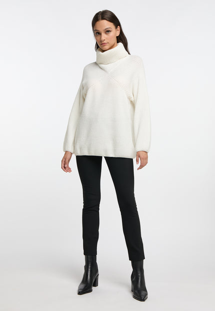 RISA Damen Strick-Turtleneck-Pullover